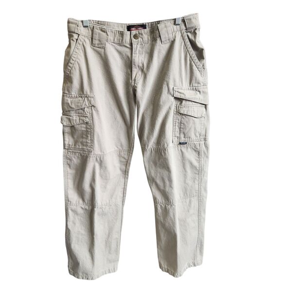 True Spec Tactical Pants-Womens-8-Tan-Adjustable Waist-Knee Detail-Durable-Gorp - Picture 1 of 15